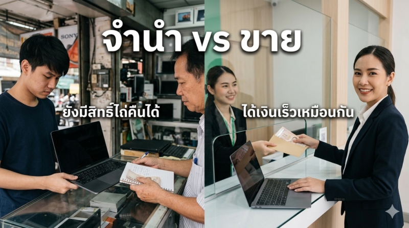 5 ร้านจำนำ MacBook ยอดนิยม 2026 ได้เงินไวสุด ให้ราคาสูงสุดไม่ต้องรอนาน 1 เปรียบเทียบจำนำกับขาย MacBook ได้เงินไหนดีกว่า 2026